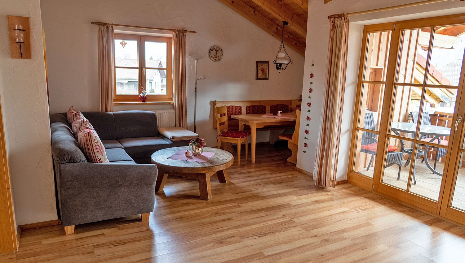 FeWo Silberdistel Wohnzimmer